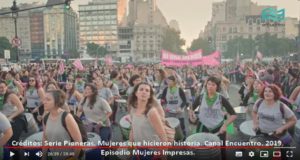 Marcha de Mujeres. Ni una menos y aborto legal. Argentina.